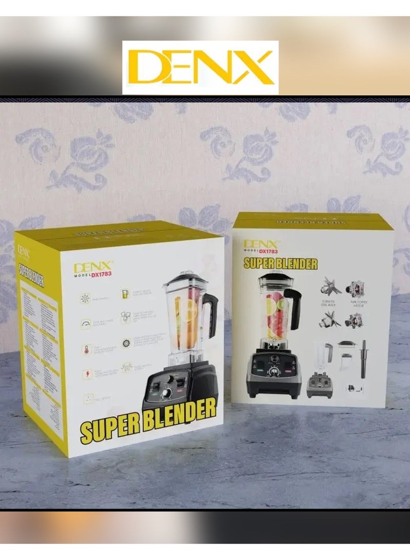 Denx DX1783 Multi Function Super Blender 2000ML Capacity Polycarbonate Jar - Image 4